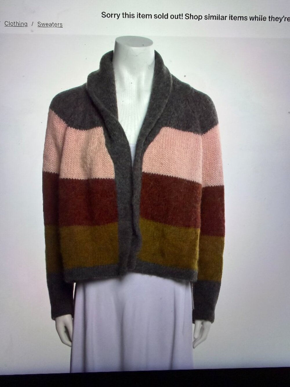 The Great Stripped Cardigan